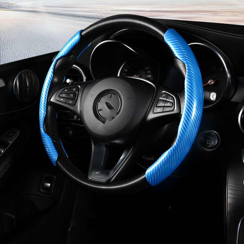 Car Steering Wheel Cover Carbon Fiber Sports Sets