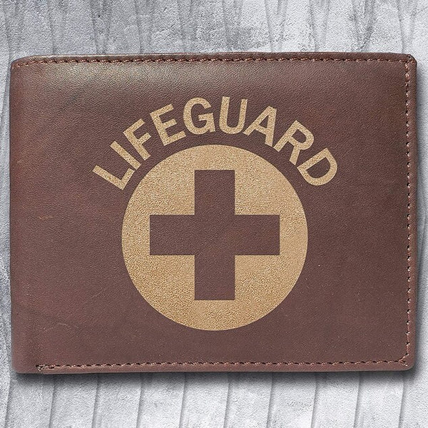 Life Guard 14 Pockets Wallet RFID Diesel Card Holder Organizer Cowhide Leather Laser Engraved Slimfold Luxury Purse Sleek and Slim