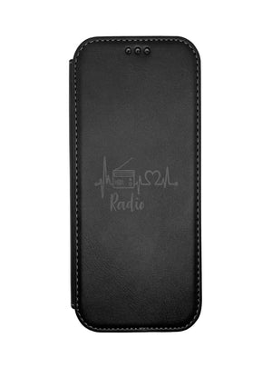 Radio, Laser Engraved Leather Case Specially Designed For Iphone 12 Pro and Max, TPU Shockproof Case, Leather Case, Magnetic Case, Iphone.