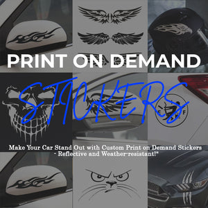 Print on Demand Car Stickers